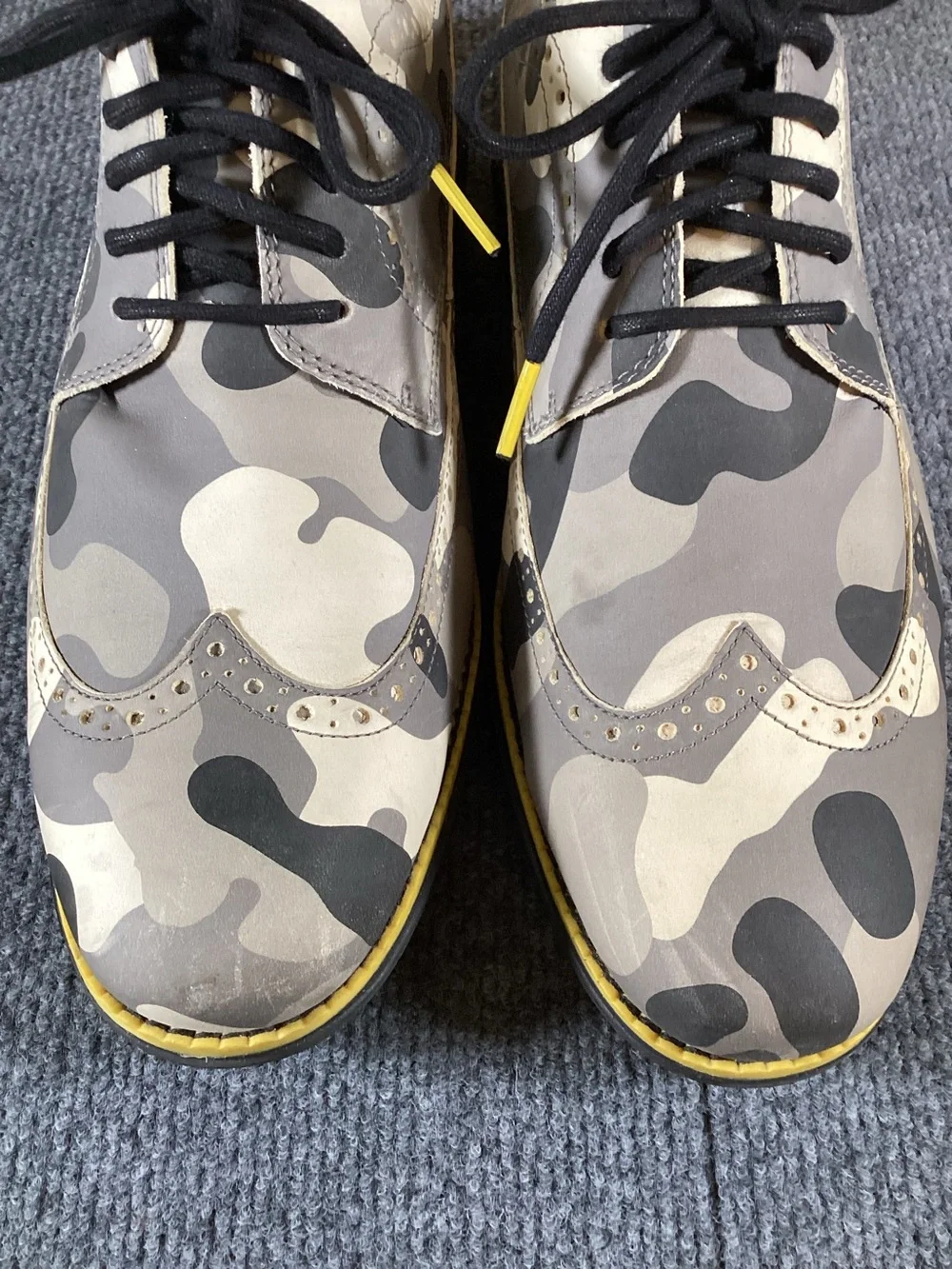 Cole Haan Original Grand 360 wingtip camo golf shoes men’s size 10.5